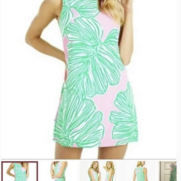 NEW Lilly Pulitzer Donna Romper Mandevilla Baby Who Let the Fronds Out Size 6 - Picture 2 of 11
